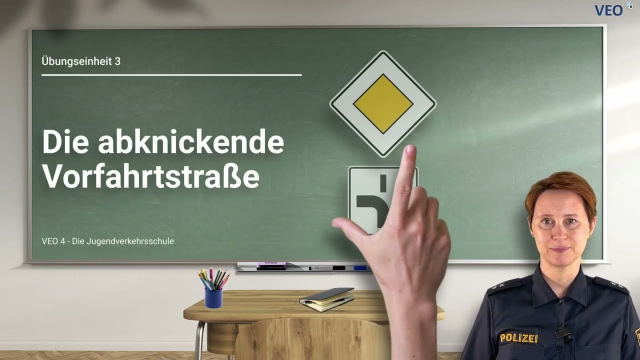 VEO 4 - Jugendverkehrsschule 3 - Die Abknickende Vorfahrtstraße - Bayern