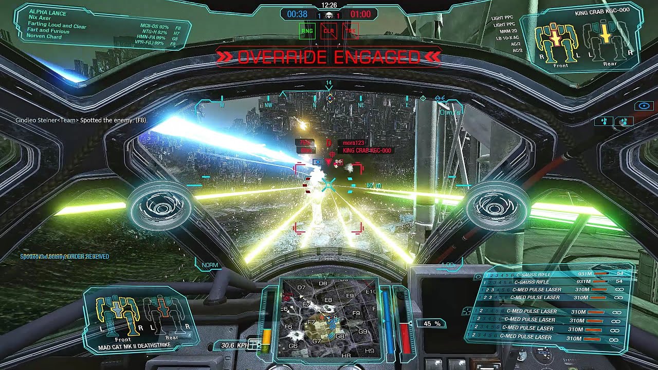 Mechwarrior Online - Mad Cat MCII - Deathstrike - Не самая эффективная дуэль