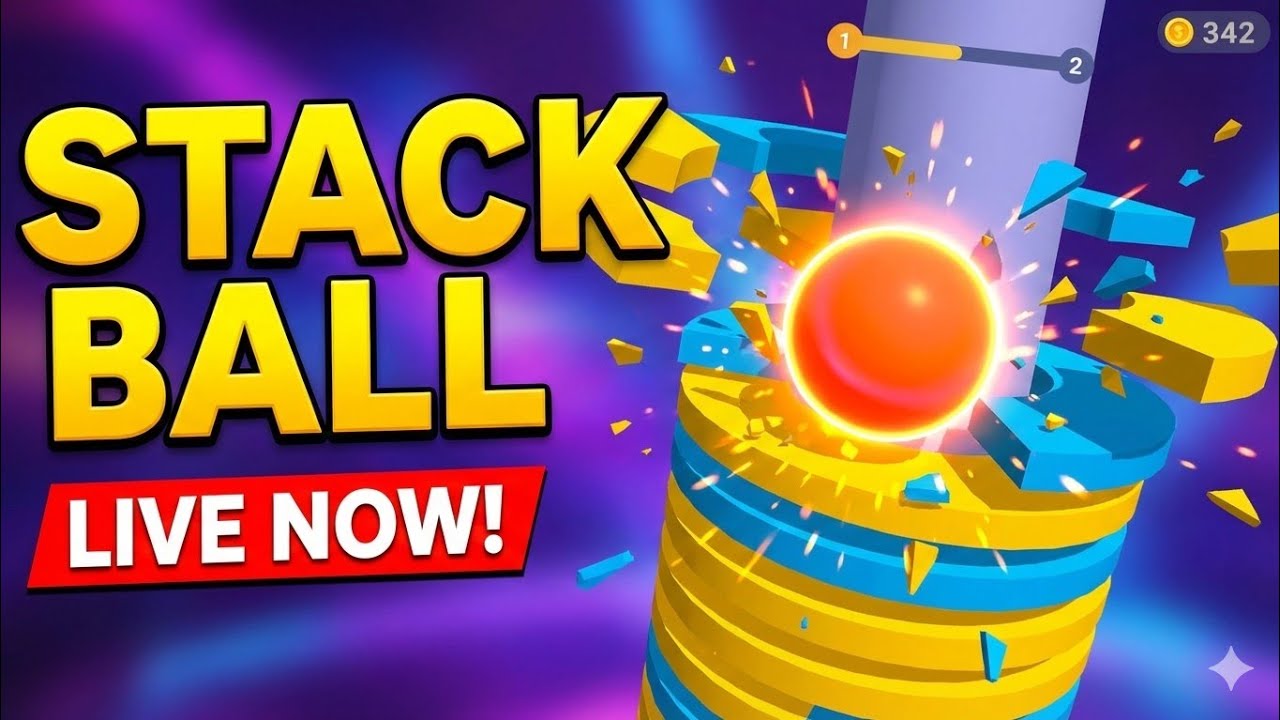 🔴 Stack Ball LIVE Gameplay - Can We Beat All Levels ?! 😱