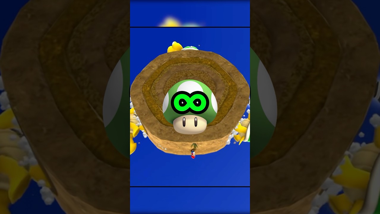 Легкие БЕСКОНЕЧНЫЕ 1UP в Mario Galaxy 2 #mariogalaxy #secret #shorts