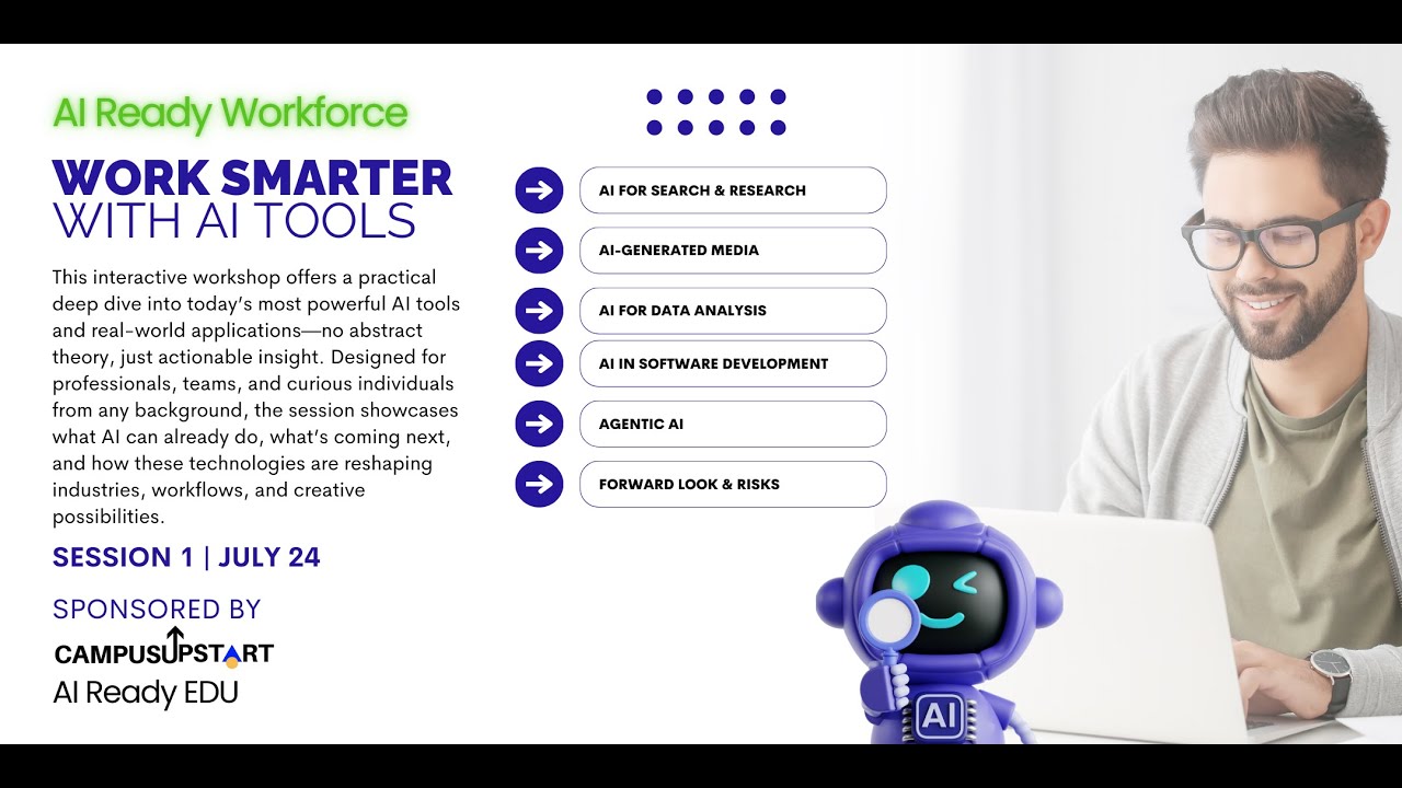 Work Smarter with AI Tools Session 1