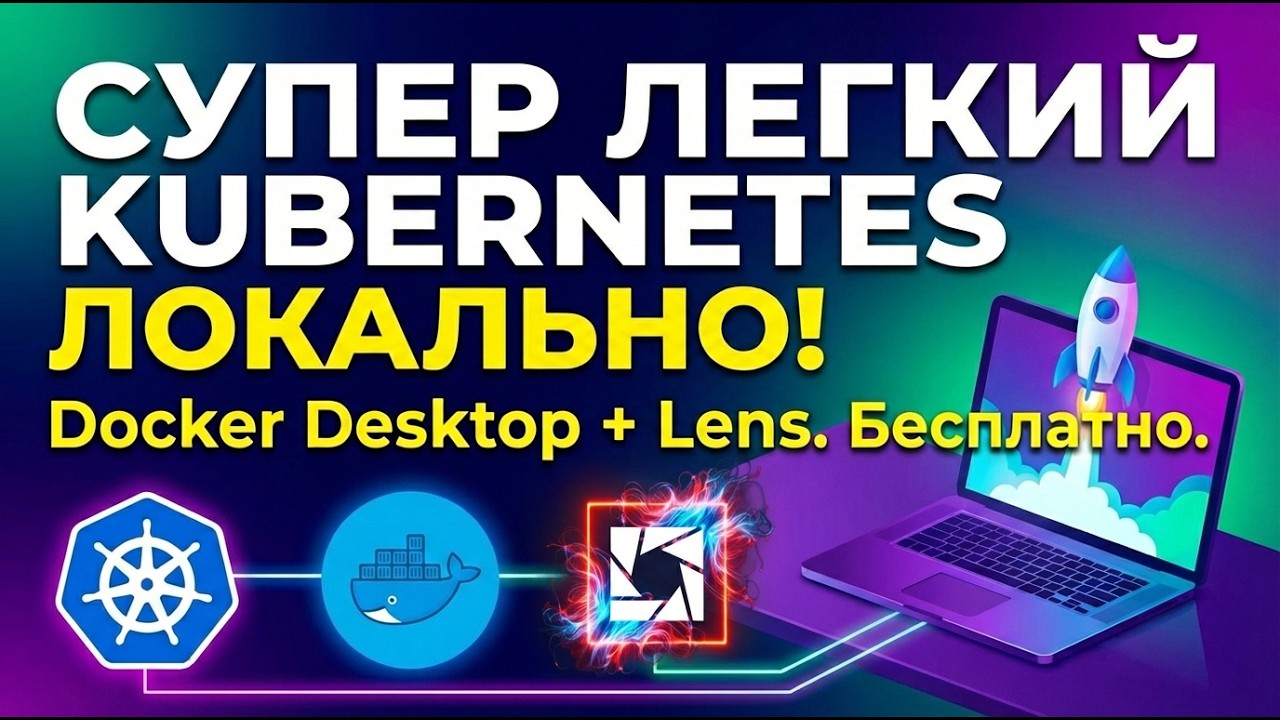Супер легкий Kubernetes локально! Docker Desktop + Lens. Бесплатно