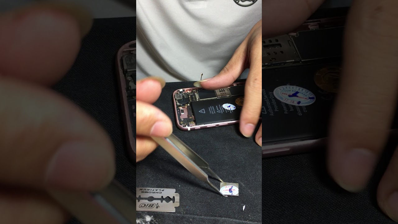 Iphone 6s treo táo ko nhận máy tính , thay hdd thành công