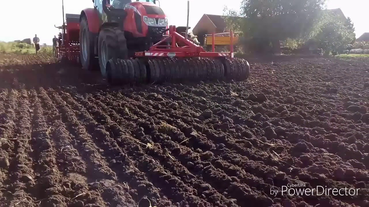 Siew rzepaku 2017. Zetor forrtera 130 hsx - Kongskilde