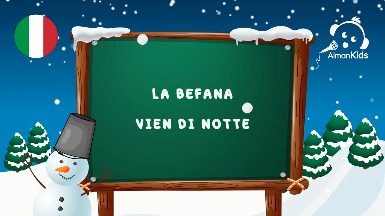 LA BEFANA VIEN DI NOTTE 🎤🍬 Alman Kids Karaoke