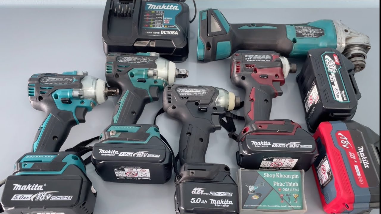 Makita nhật bãi khoan vặn vít máy mở ốc lực lớn ( bulong ) 1/2in mài gốc đá 100mm