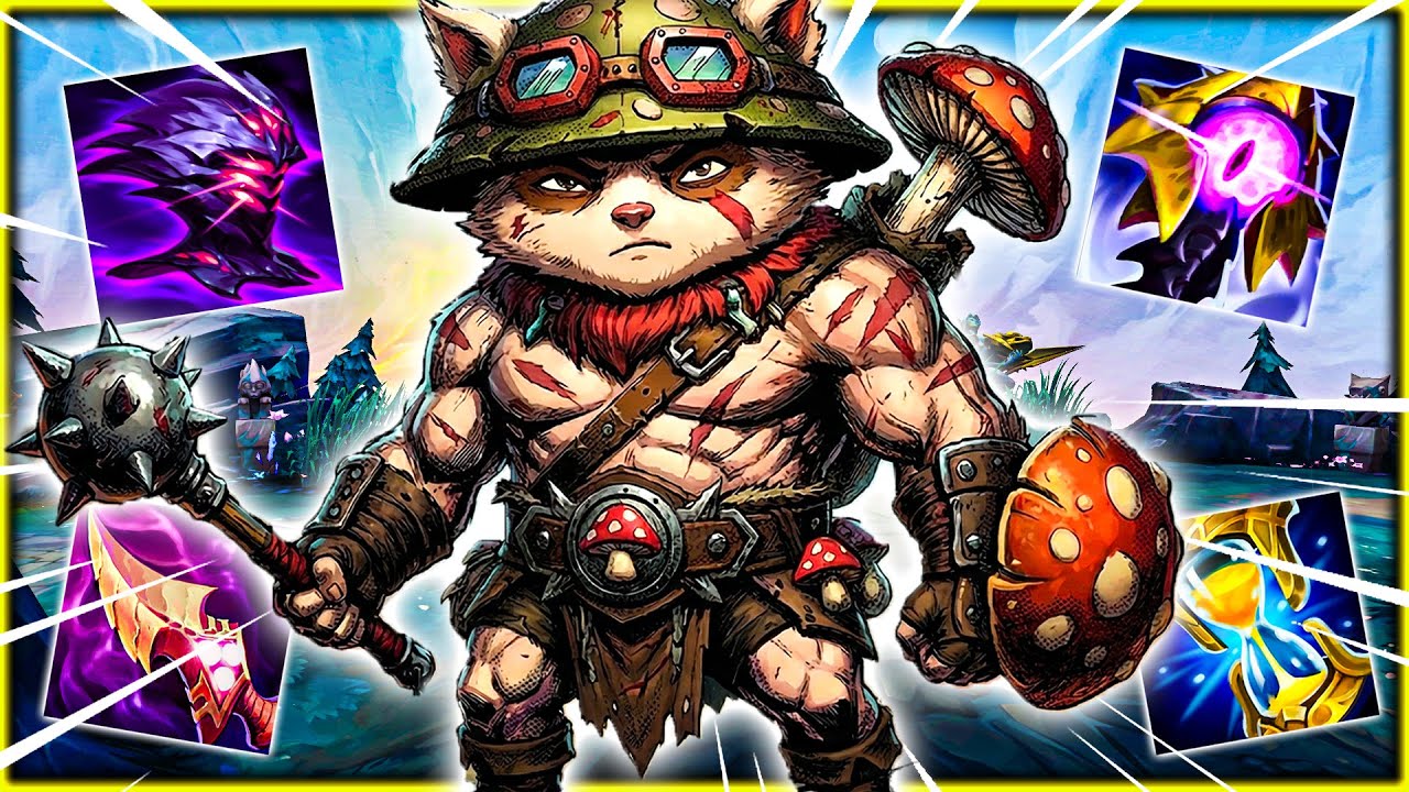 ÖYLE BİR DÖVÜŞÇÜ TEEMO BUİLDİ YAPTIM Kİ... (2 PART)