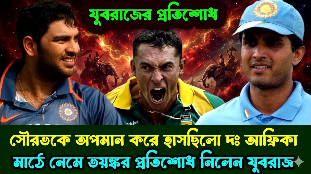 বাঙালির অস্মিতা কে অপমান করলে কি হয় দঃ আফ্রিকা বুঝতে পেরেছিলো সেদিন। 