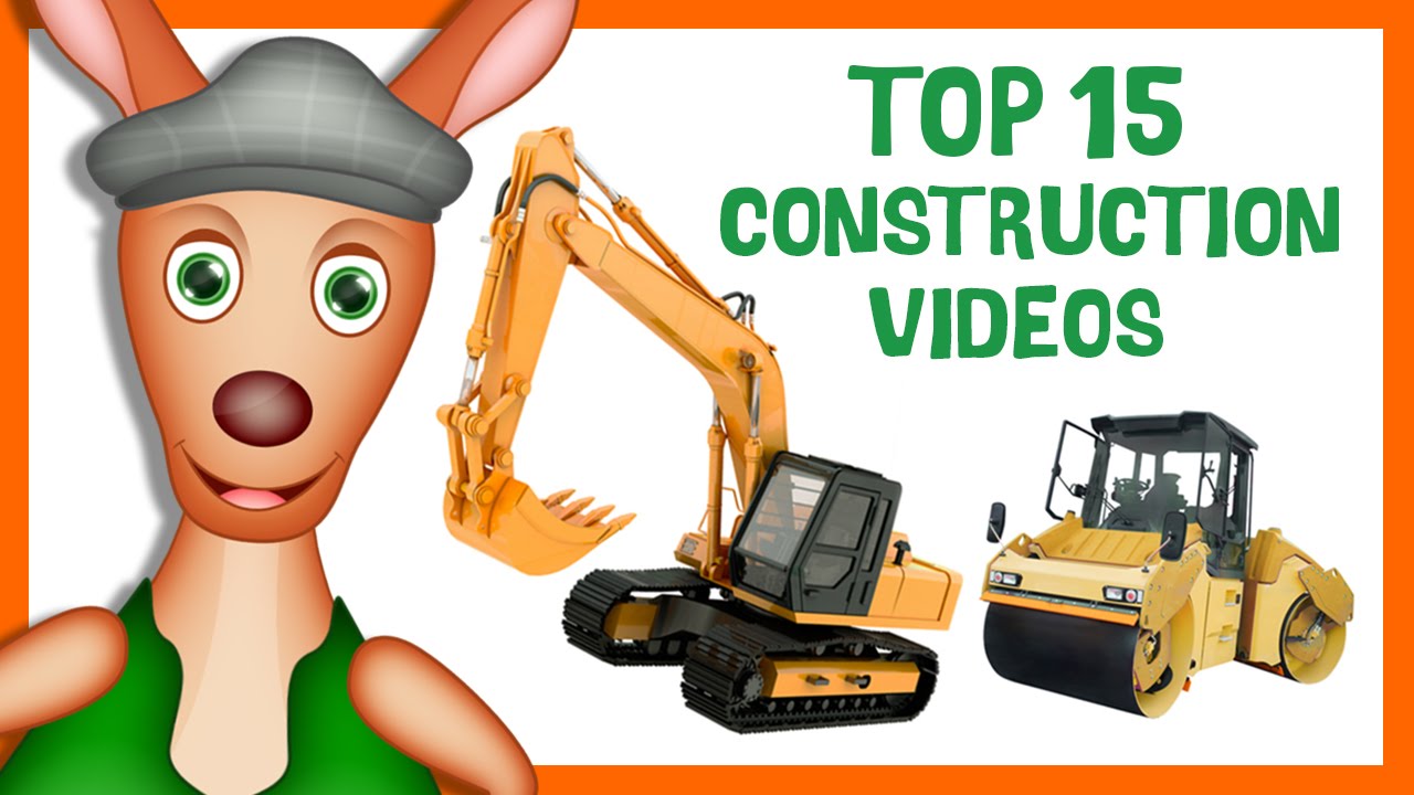 * TOP 15 CONSTRUCTION VEHICLES FOR KIDS  * | Playlist For Kids | Things That Go TV!