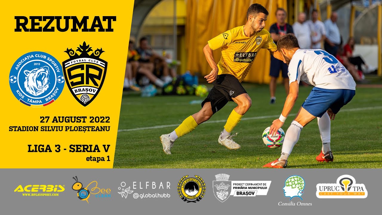 Rezumat | Kids Tâmpa 3-1 SR Brașov | Liga 3, Et. 1