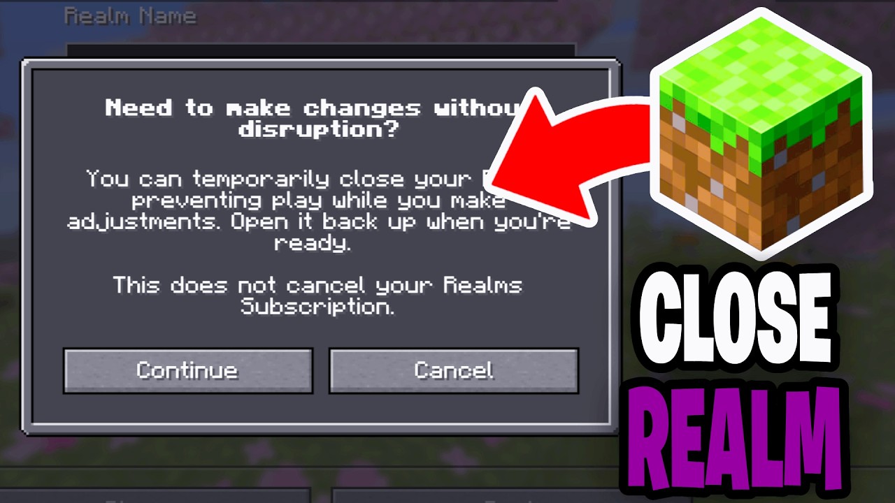 Как закрыть Minecraft Java Realm! &mdash; Гайд