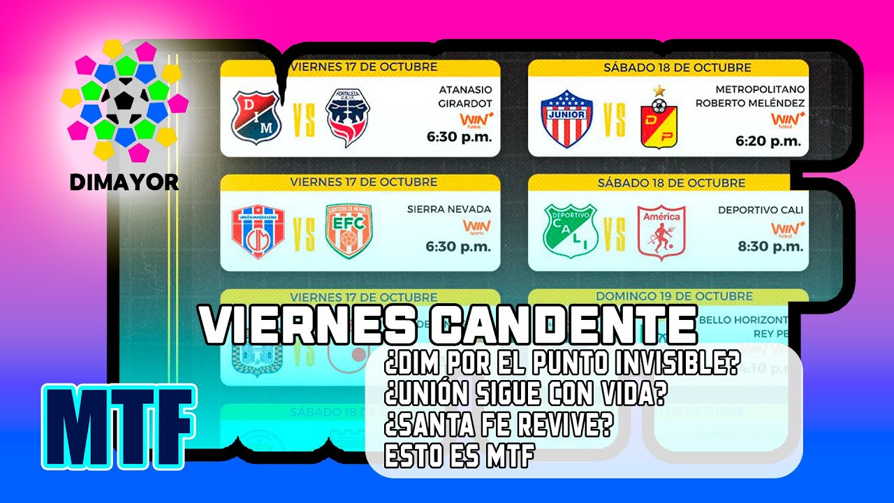 VIERNES CANDENTE. ¿DIM POR EL PUNTO INVISIBLE? ¿UNIÓN SIGUE CON VIDA? ¿SANTA FE REVIVE? ESTO ES MTF.