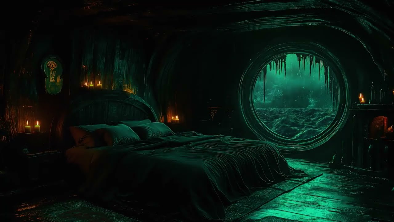 Lost at Sea in a Thunderstorm 🏴‍☠️⚡ | Pirate Ship Sleep Ambience