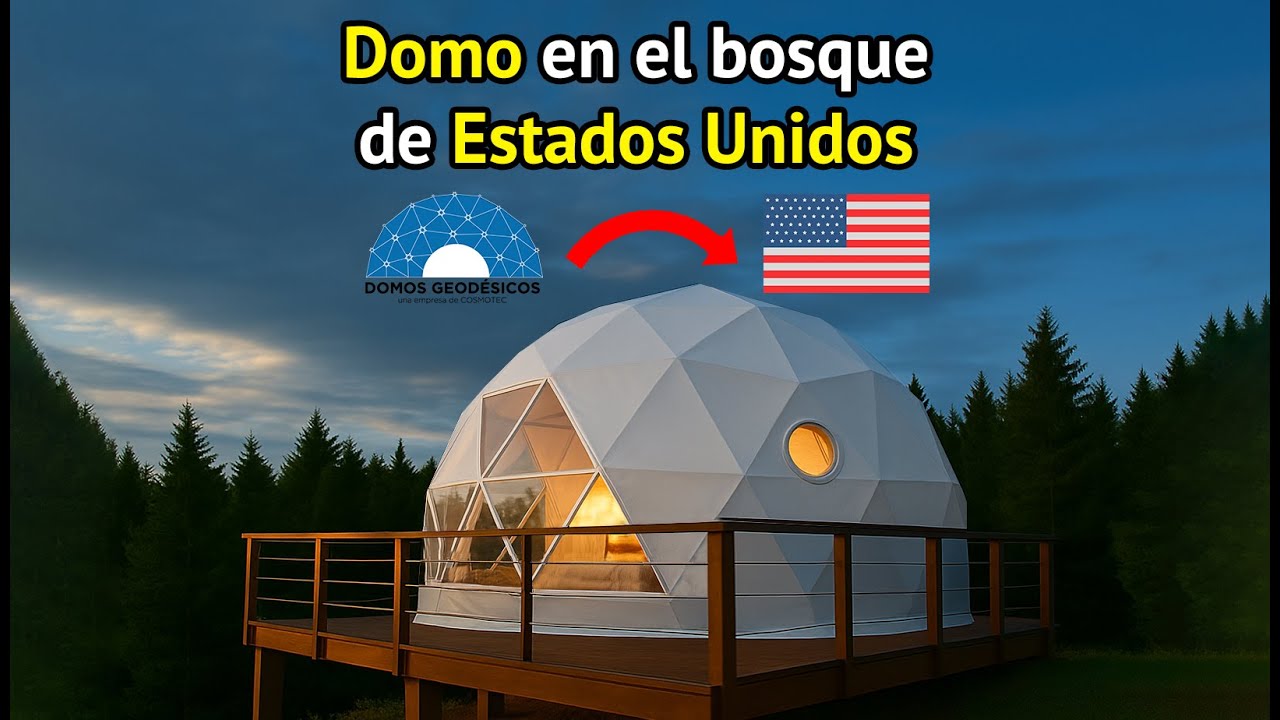 ¡Instalamos un DOMO GEODÉSICO en PARADISE, MICHIGAN! 🌲 Mira cómo transformamos el paisaje
