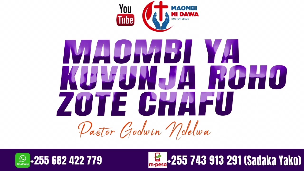 MAOMBI YA KUVUNJA ROHO ZOTE CHAFU NDANI YAKO- HAYA MAOMBI YANA NGUVU SANA. ROHO CHAFU