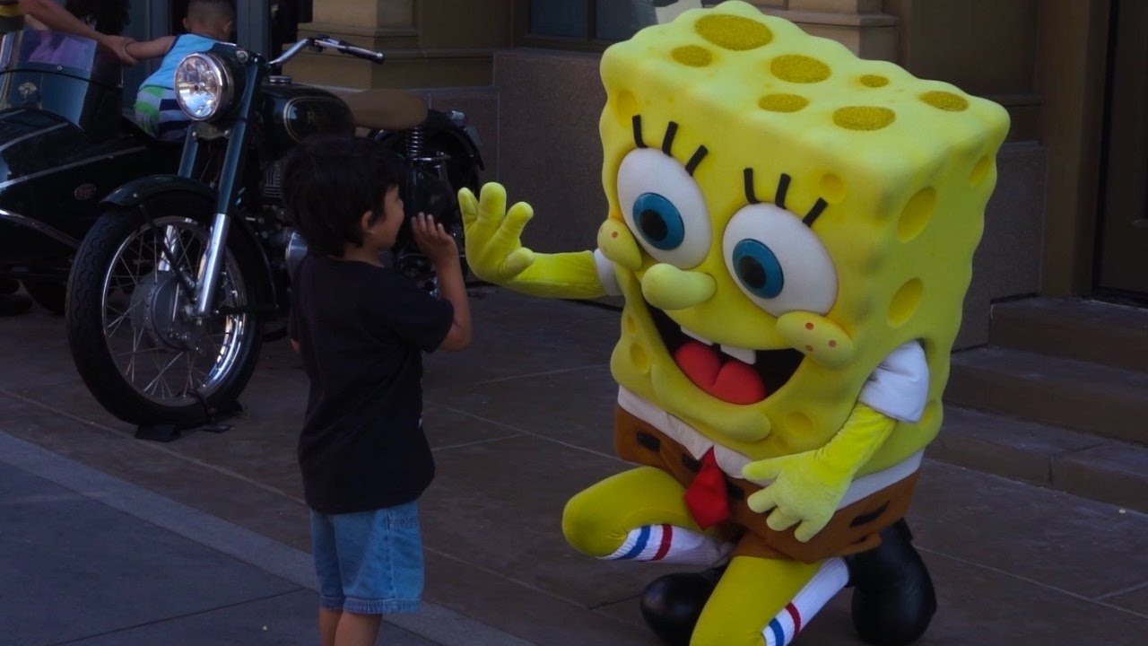 Meet SpongeBob SquarePants Near Cartooniversal, Universal Studios Hollywood