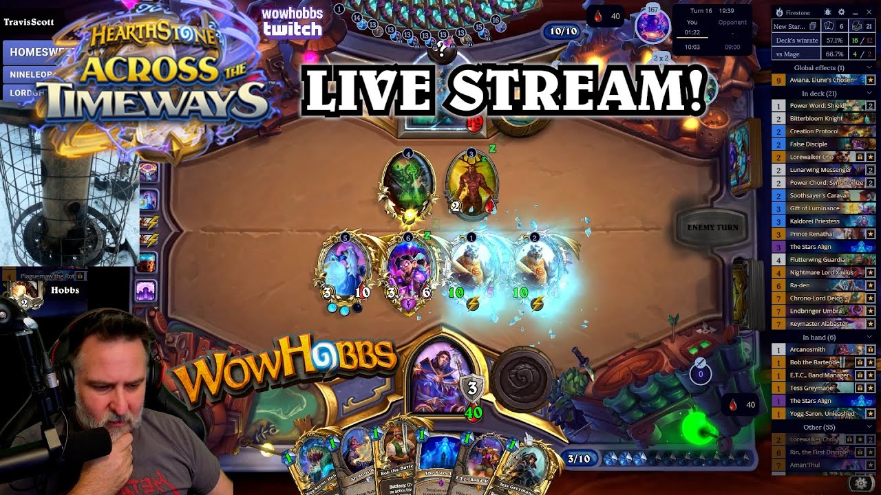 Saturday Wild Hearthstone with Hobbs! ⚔️