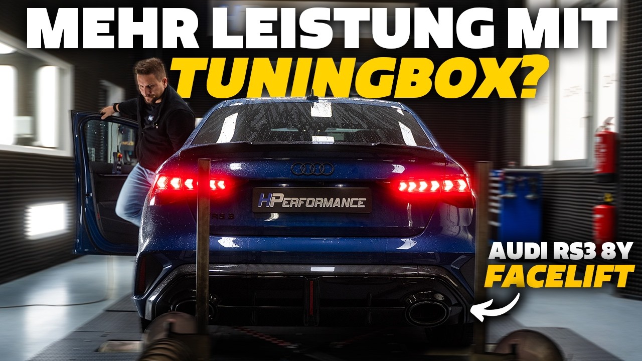 Wieviel schneller wird das RS3 8Y FACELIFT nur mit TUNINGBOX? 100-200km/h und DYNO Tests