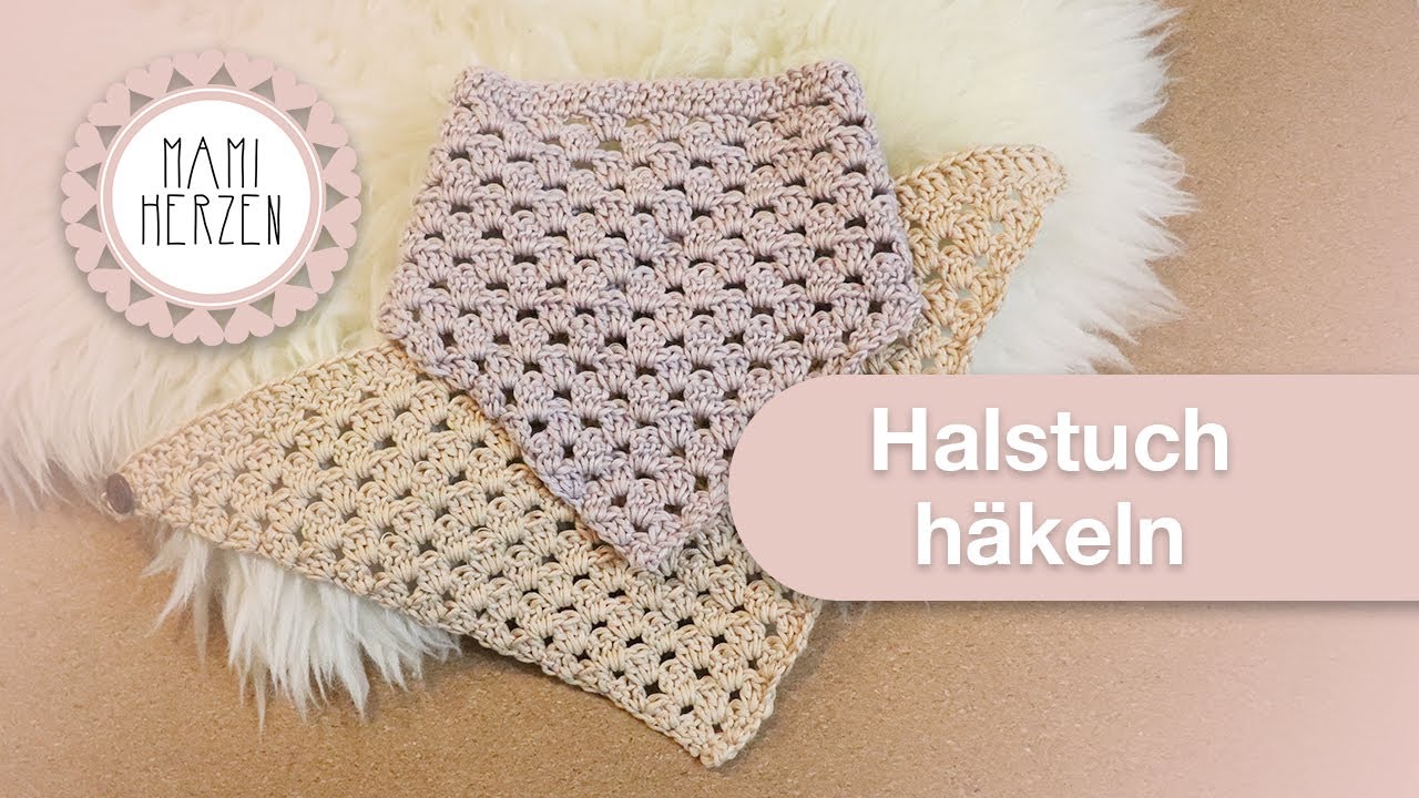 Babyhalstuch häkeln - super EINFACH & auch für Anfänger geeignet!