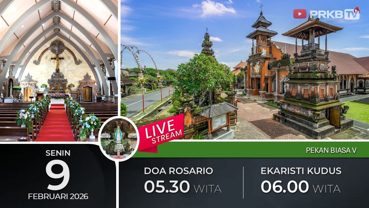 LIVE DOA ROSARIO & EKARISTI KUDUS,  9/2/26 05.30 WITA