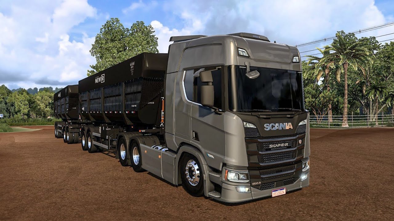 EXCESSO DE PESO NA RODOCAÇAMBA - ETS2 MOBILE