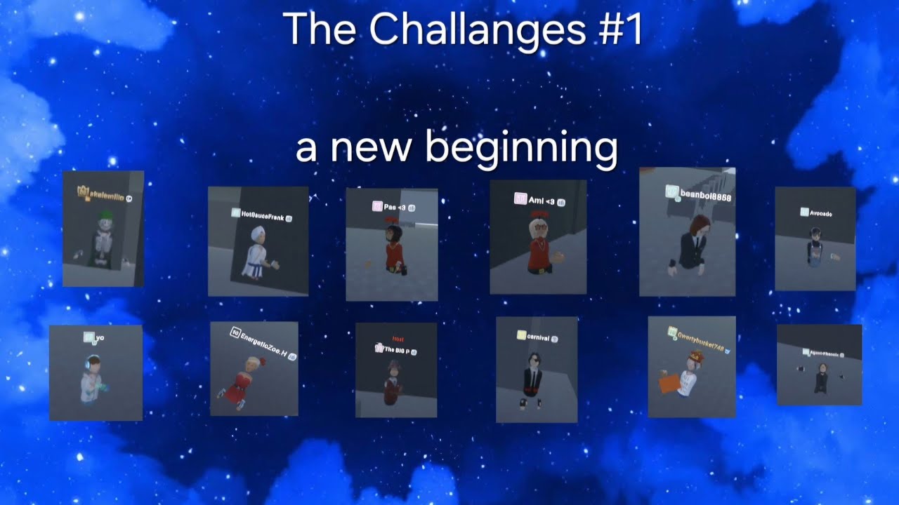 The challenges #1 - a new beginning (recroom gameshow)