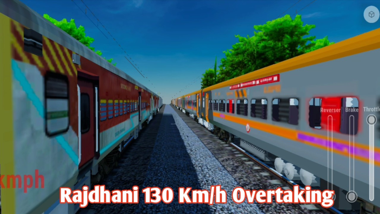 Rajdhani Express vs Amrit Bharat 🚆🔥 | Parallel Race & Speed Comparison | Indian Railways#train