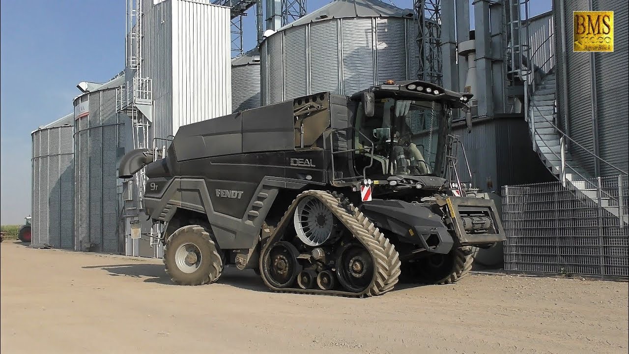 Gro&szlig;m&auml;hdrescher Fendt IDEAL 9T - 12,2 m SW Getreideernte Germany - new biggest combine wheat harvest