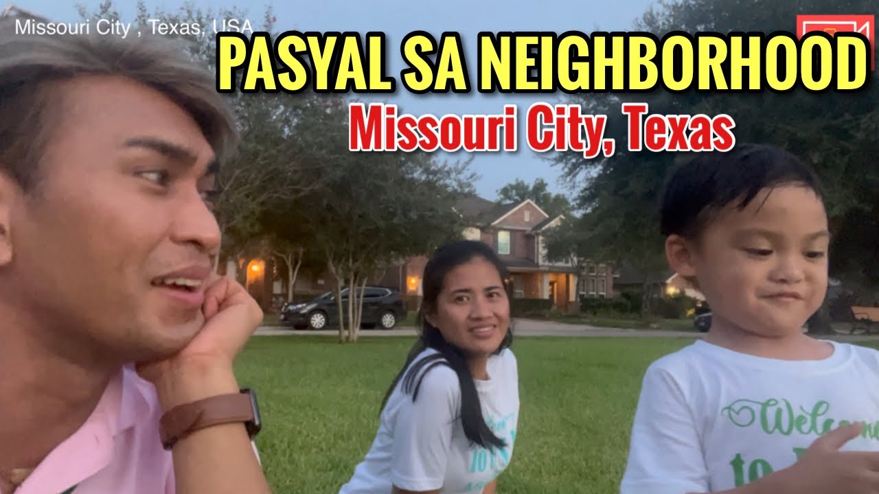 PASYAL SA NEIGHBORHOOD | ANG GANDA NG AMERICA | Missouri City, Texas | US Visit 2022 | Miko Pogay