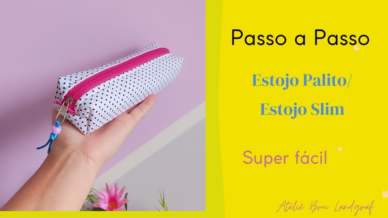 Estojo Slim / Estojo Palito. Super fácil 😱😱