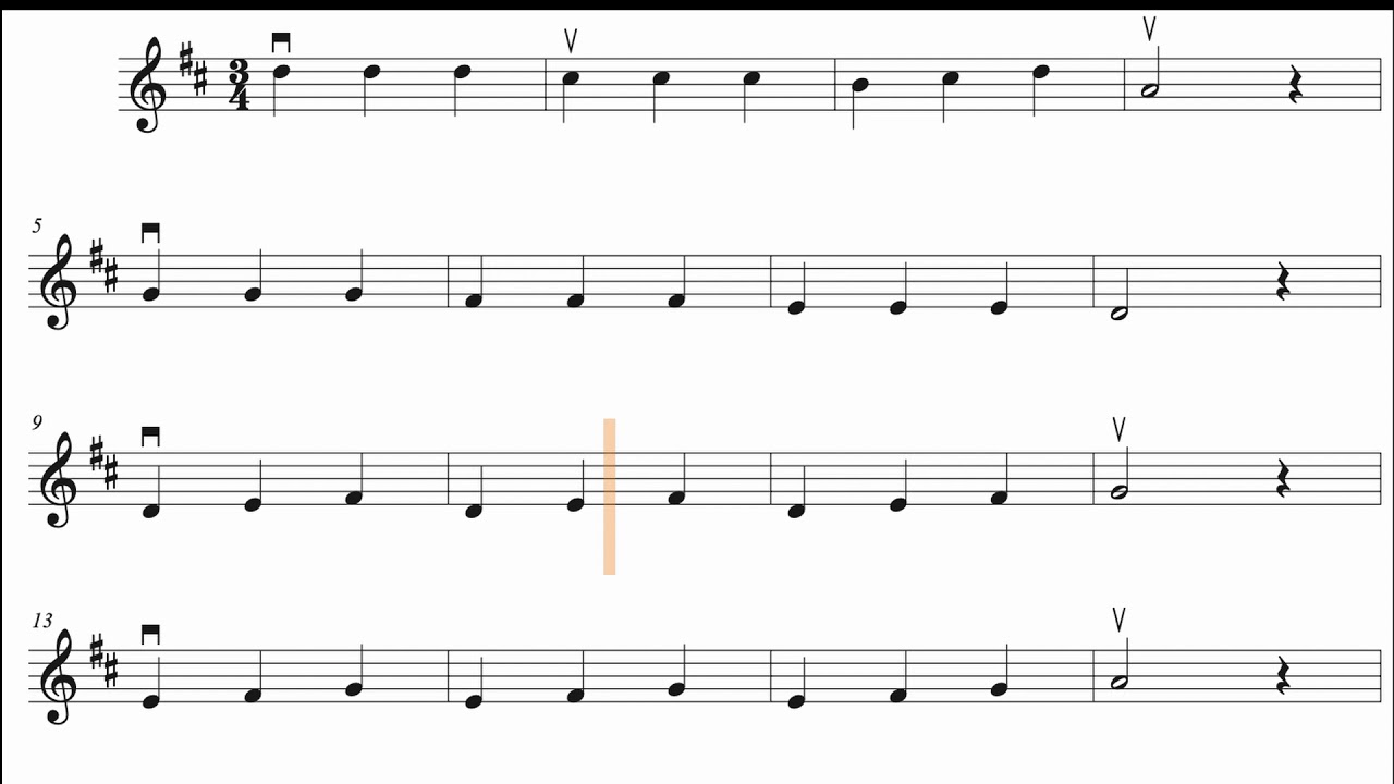 French Folk Song - violin (with help)