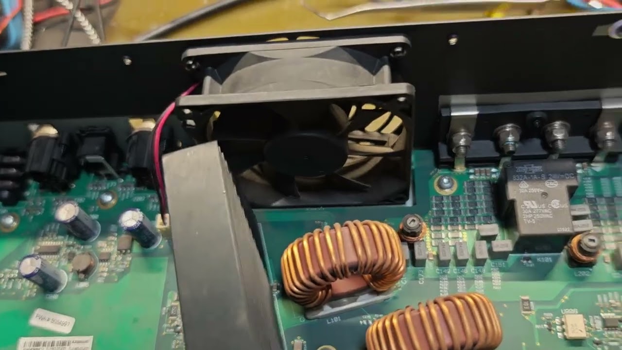 Crown XLS2502 dummy load test