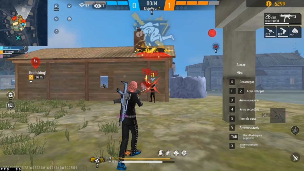 HIGHLIGHTS EM APOSTADO! 🥋👑 Highlights Free Fire PC i5 3570 Gtx 750ti