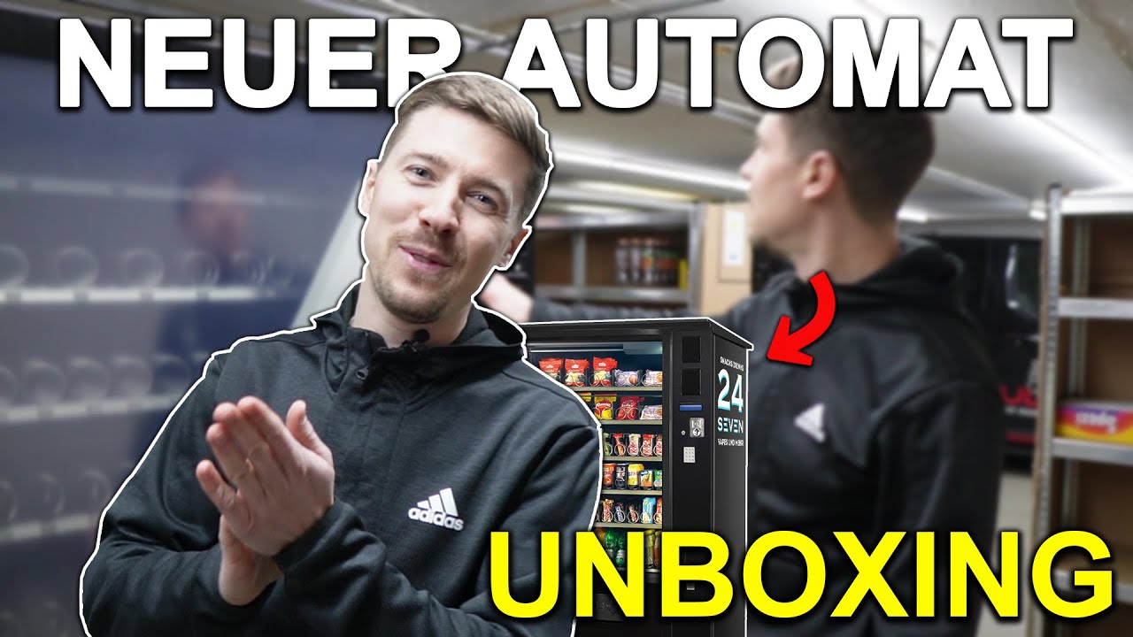 Unser neuer Snackautomat! UNBOXING des G-Snack 10! So kommt ein neuer Automat bei uns an! 