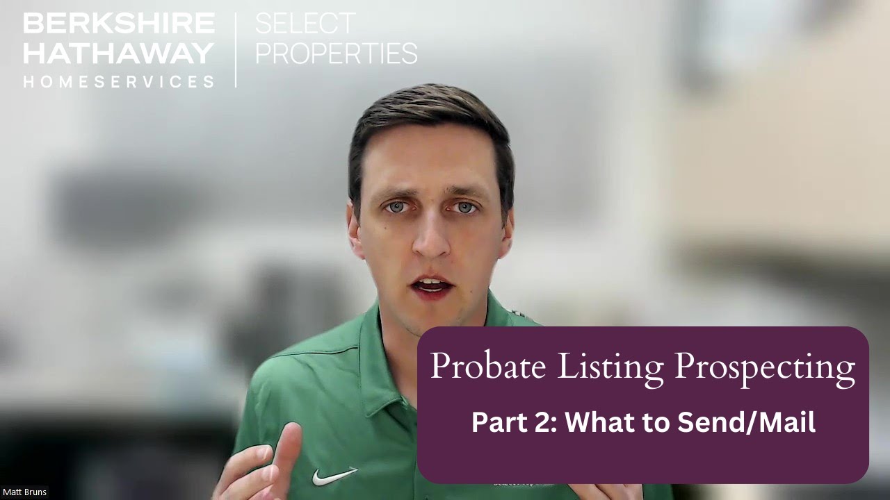 Probate Listing Prospecting: What to Send/Mail