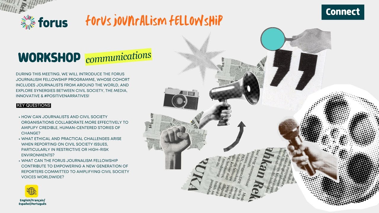 Communications Working Group meeting on positive narratives & presentation of Journalism fellows
