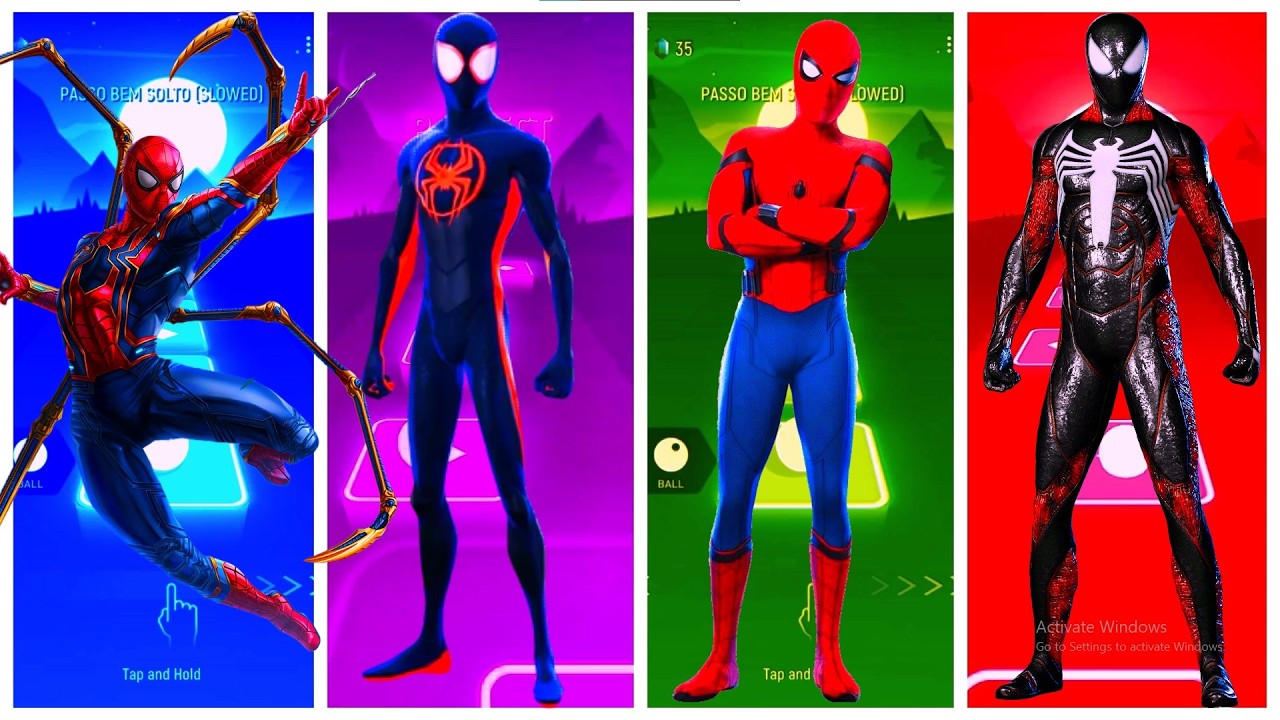 Iron Spider Man 🆚 New Spider Man 🆚 Spider Man 🆚 Venom Spider Man