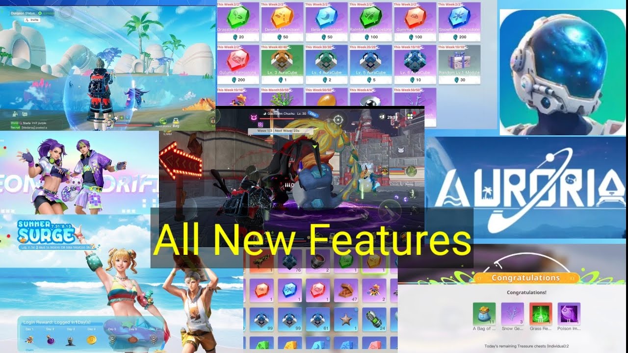 All New Features Update Auroria a Playful Journey
