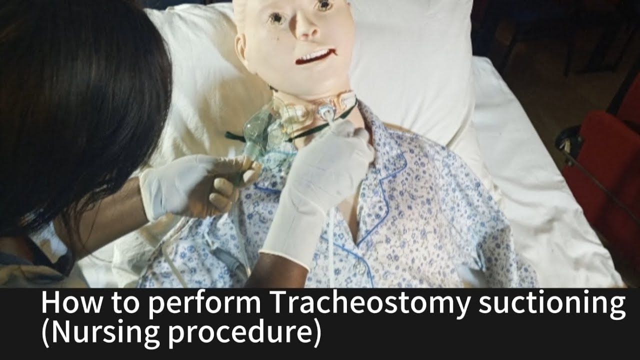 Comment r&eacute;aliser une aspiration de trach&eacute;otomie (proc&eacute;dure infirmi&egrave;re)