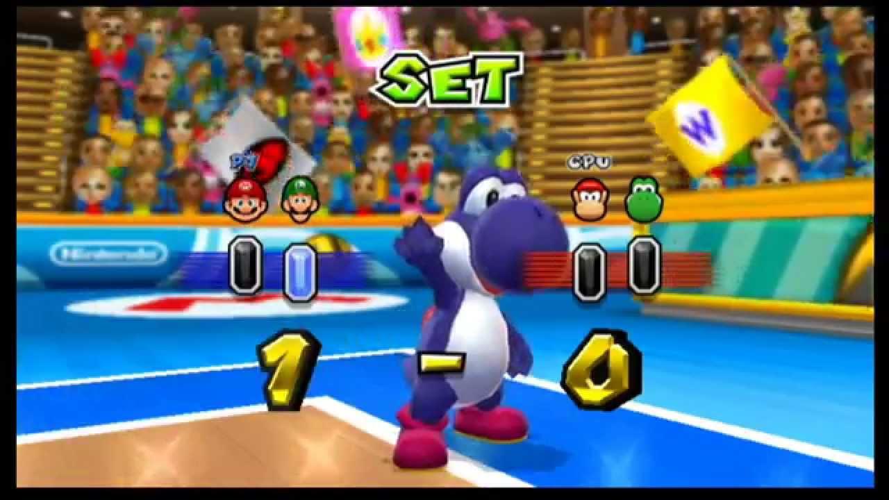 Mario Sports Mix - Dodgeball - Mushroom Cup Normal Mode