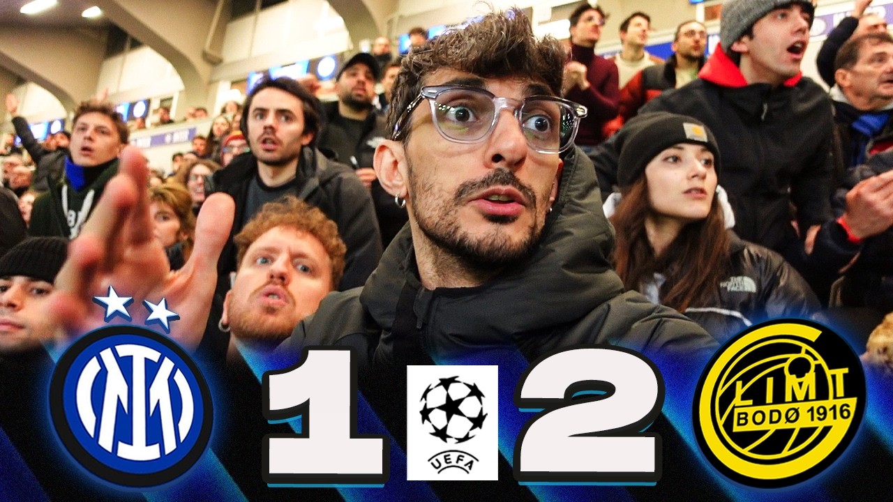 SANSIRO AMMUTOLITO, SIAMO FUORI! INTER 1-2 BODO GLIMT | LIVE REACTION TIFOSI CHAMPIONS LEAGUE 25/26