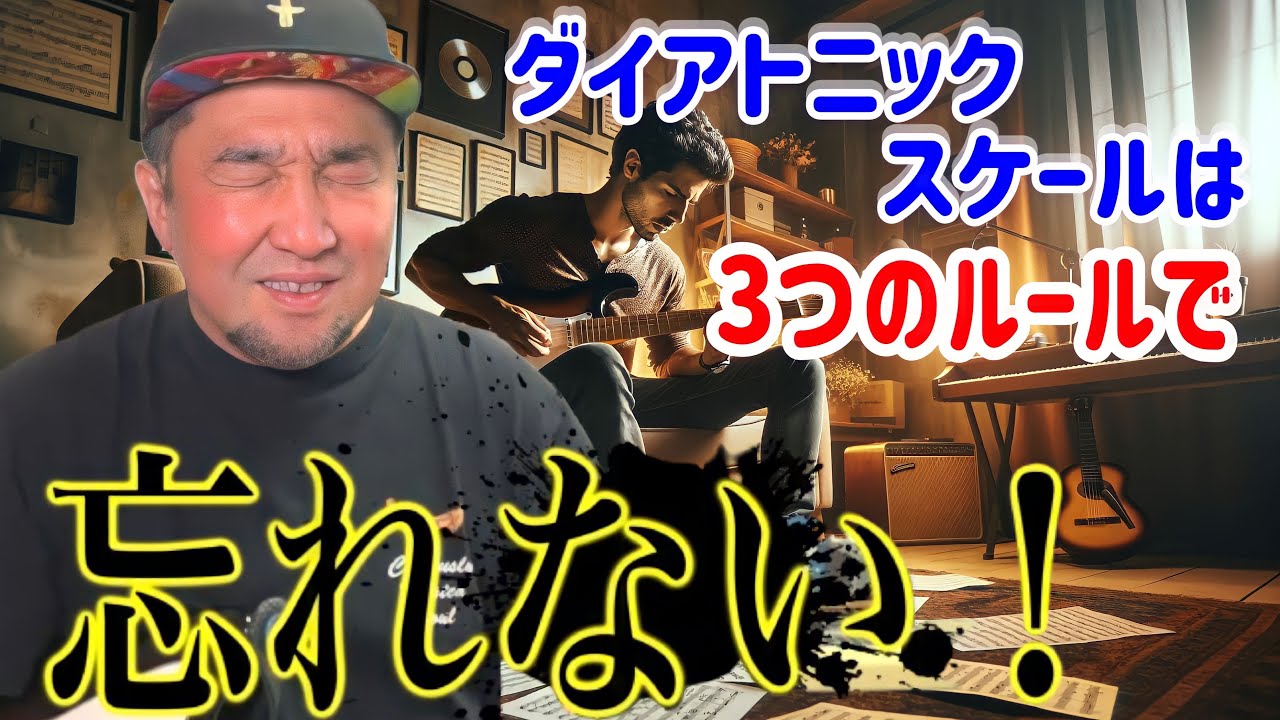 たった3ステップでダイアトニックスケール覚えれちゃった独自の方法を公開します！【必見】