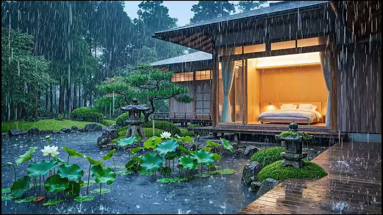 Relaxing Rain Sounds for Deep Sleep | Soft Rain to Calm Your Soul