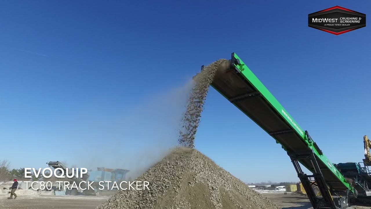 Crushing Concrete with the Powerscreen Gladiator TP320SR