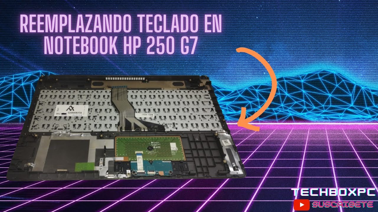 Reemplazando Teclado Remachado HP 250 G7