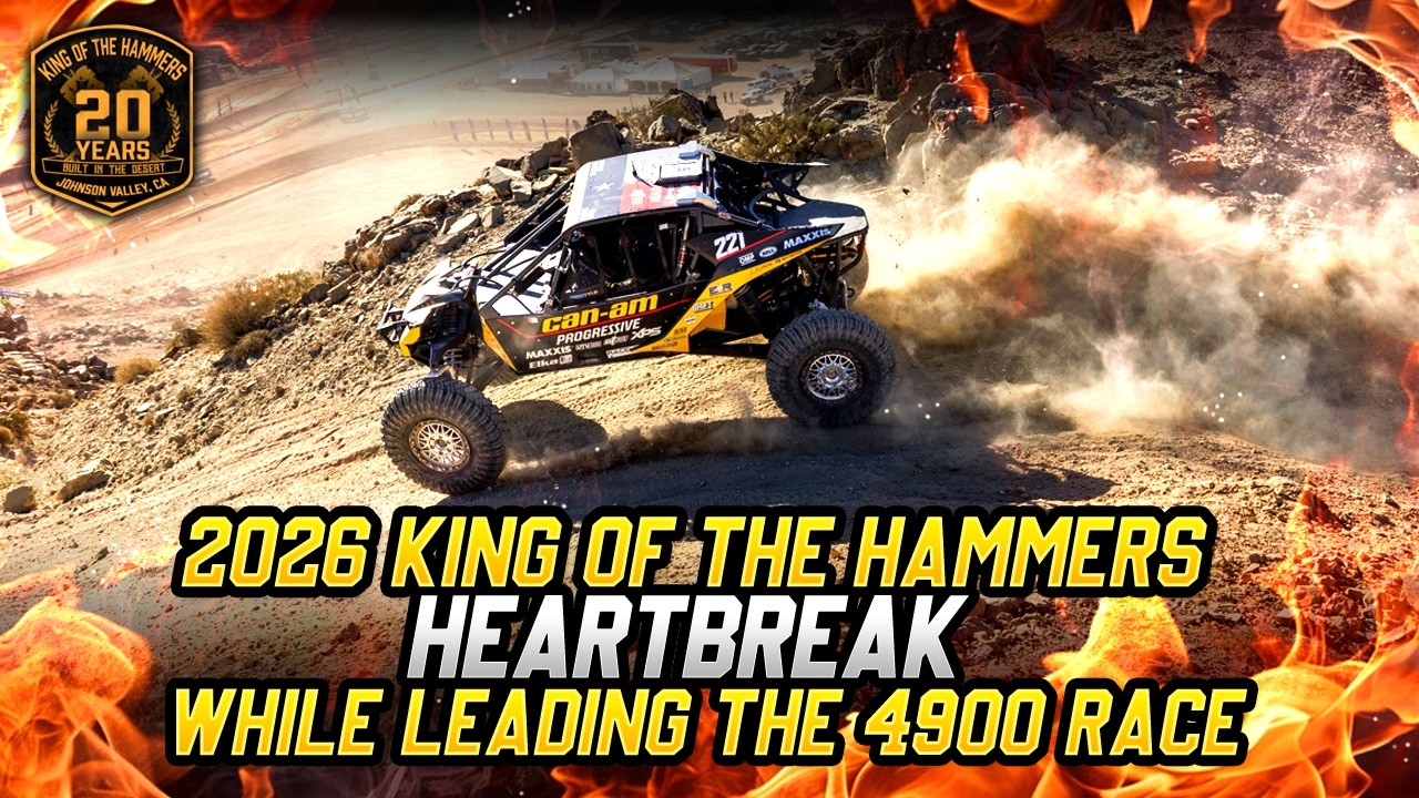 2026 King Of The Hammers CAN-AM UTV Race | Heartbreak