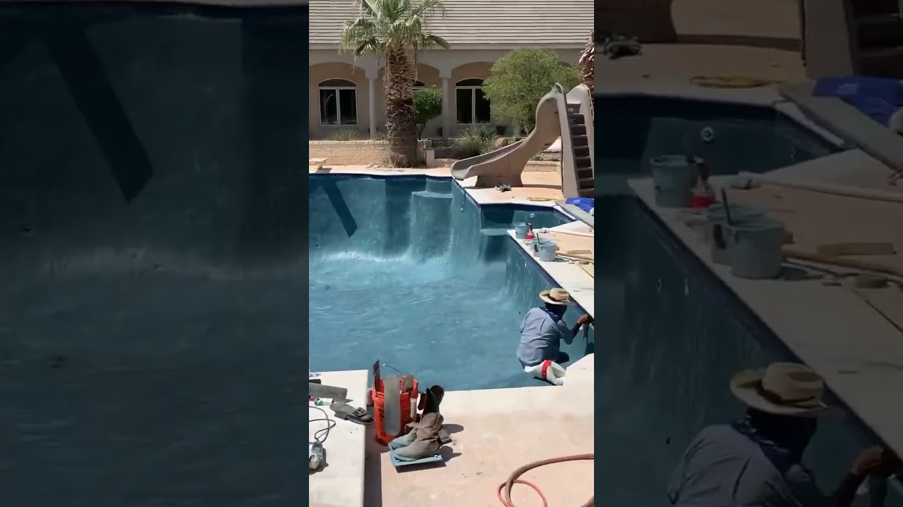 Monster pool replaster. 