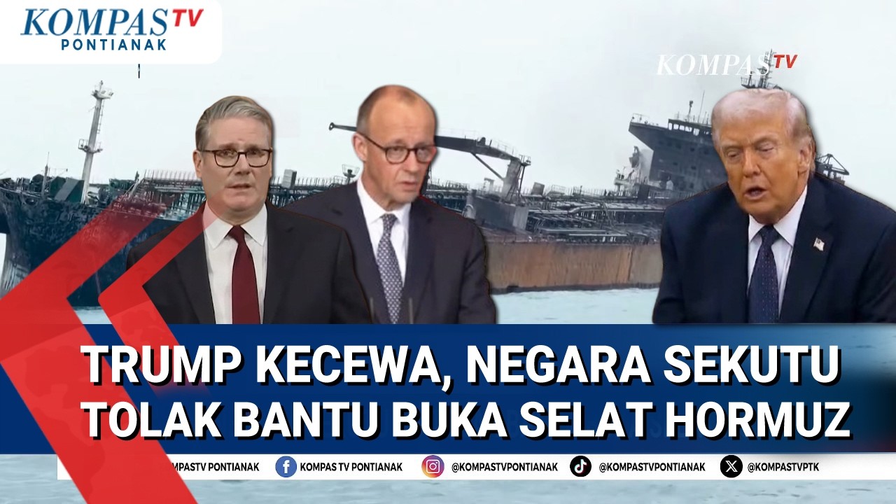 Donald Trump Kecewa Negara Sekutu AS Tolak Bantu Buka Selat Hormuz