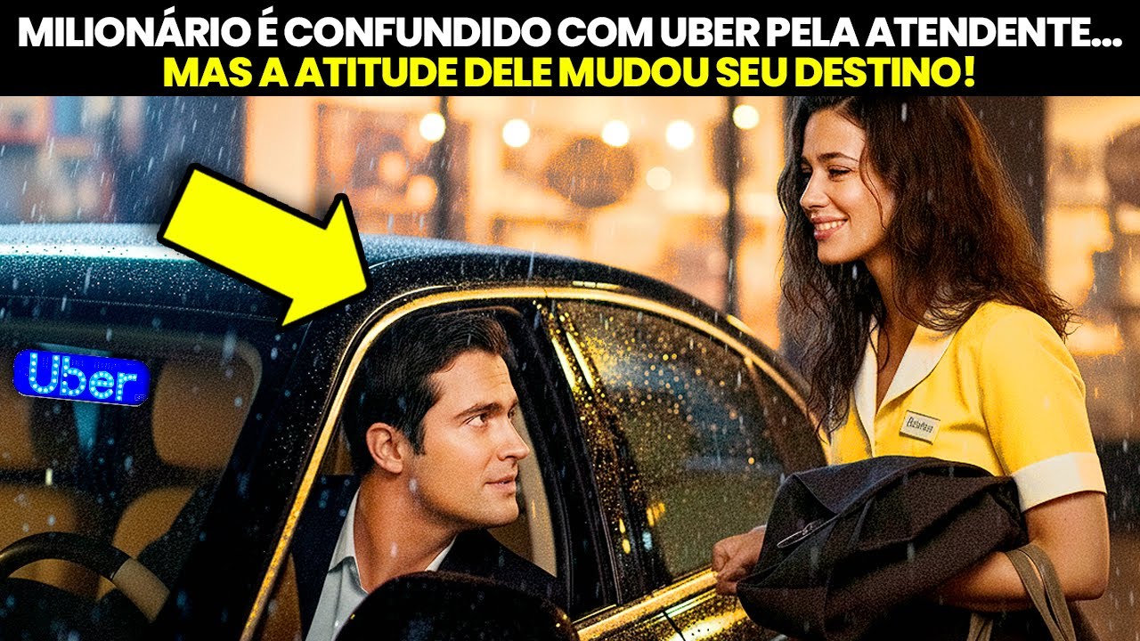 MILION&Aacute;RIO &Eacute; CONFUNDIDO COM UBER POR ATENDENTE&hellip; MAS A ATITUDE DELE MUDOU SEU DESTINO!