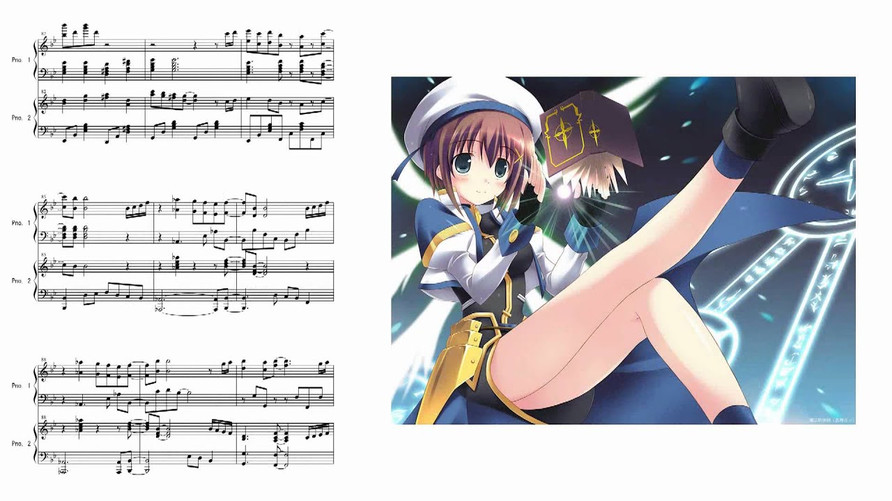[PianoDuet] Lyrical Nanoha A's OP - ETERNAL BLAZE